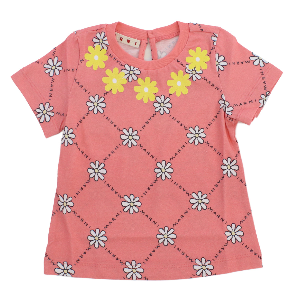 マルニ MARNI ベビー Tシャツ ブランド M00749 M00PH 0M335ピンク系 kb-01 - 画像 (3)