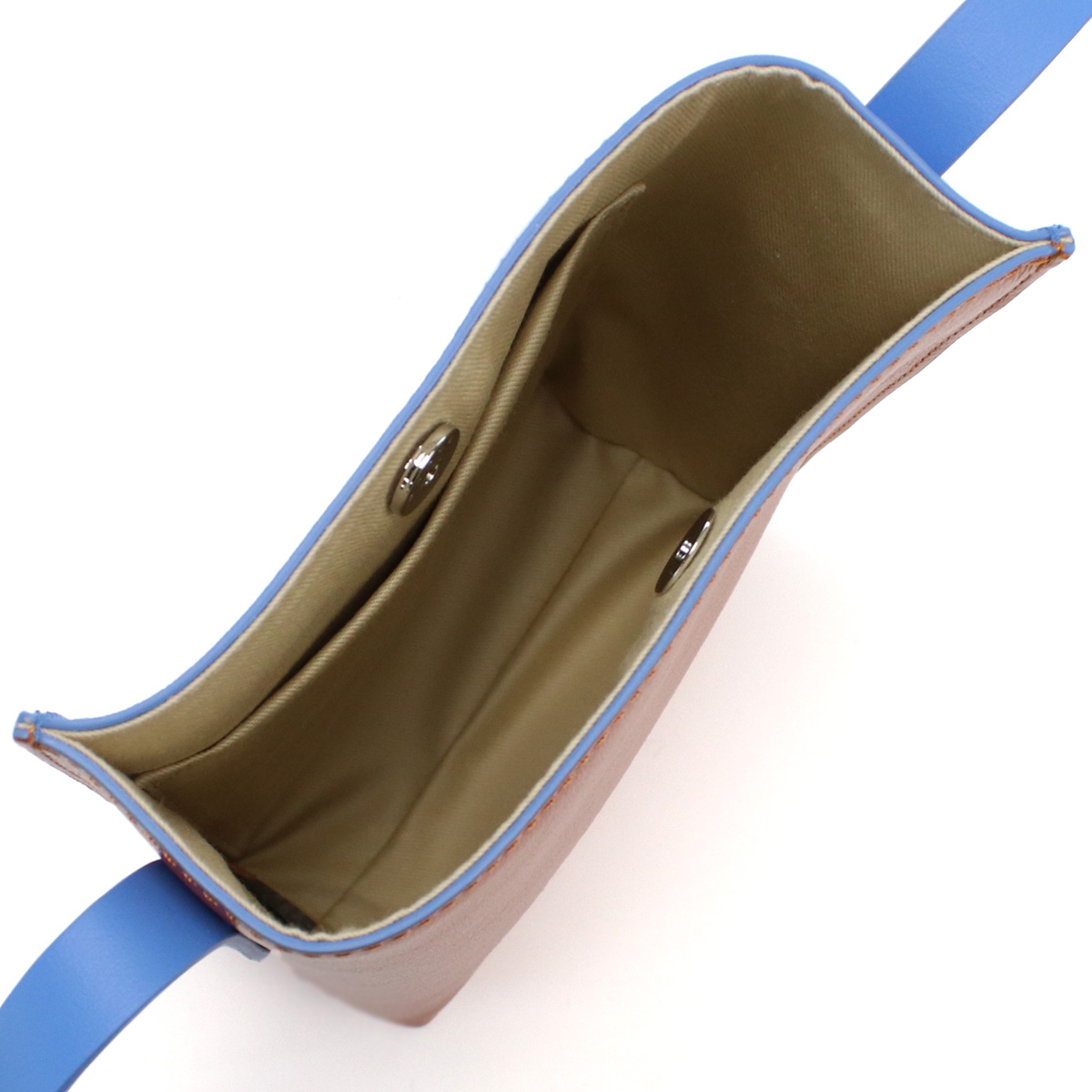 マルニ MARNI 斜め掛け ショルダーバッグ ブランドSBMQ0040Q0 P2644 Z640Bブラウン系 ブルー系 bag-01 - 画像 (9)