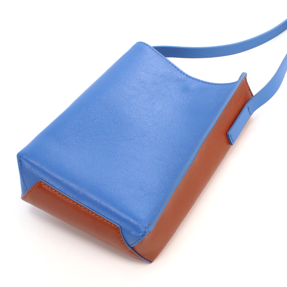 マルニ MARNI 斜め掛け ショルダーバッグ ブランドSBMQ0040Q0 P2644 Z640Bブラウン系 ブルー系 bag-01 - 画像 (10)