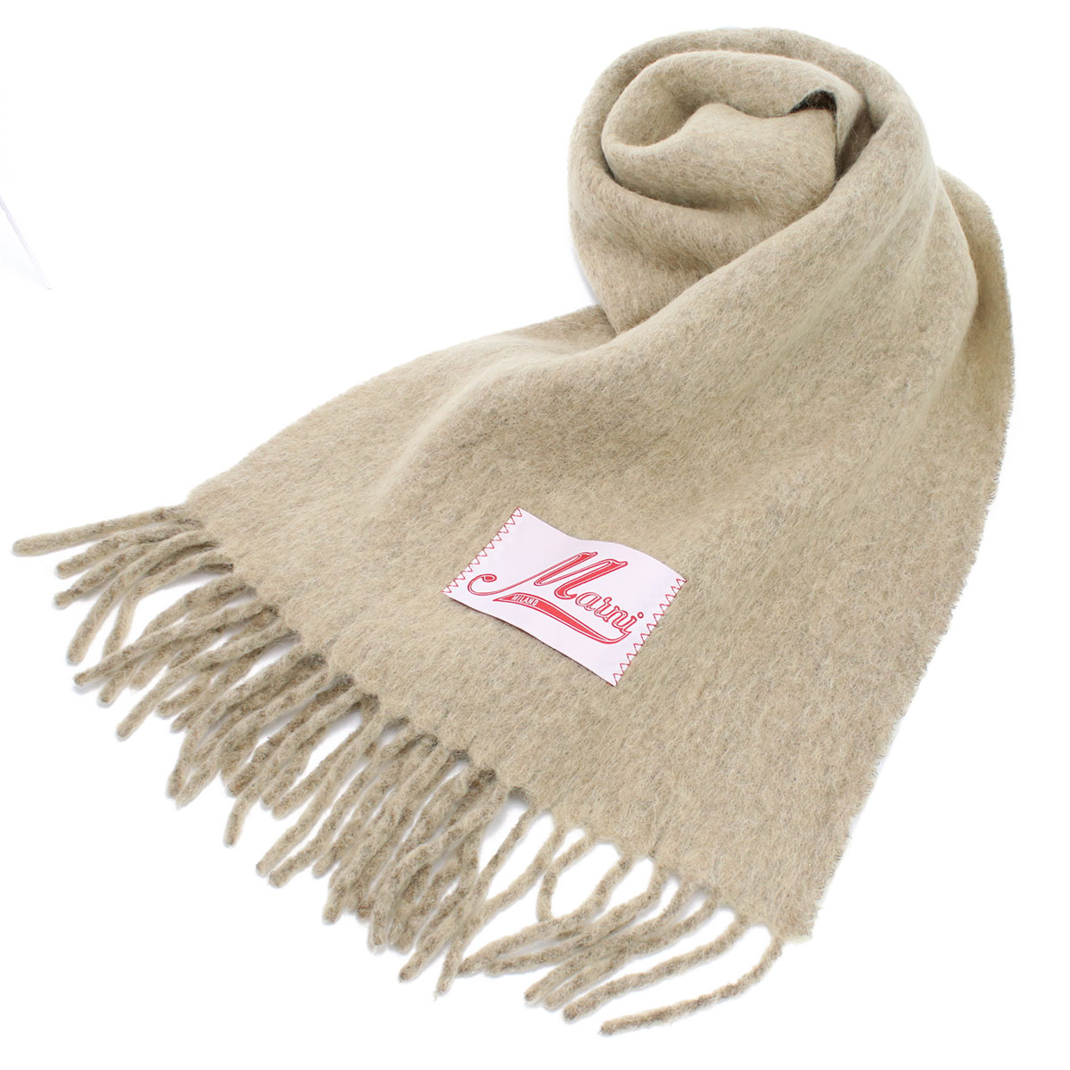 マルニ MARNI レディース-マフラー ブランド ギフト 無料ラッピングSCMC0085A0 UAW004 MTM20ベージュ系 warm-01 - 画像 (5)