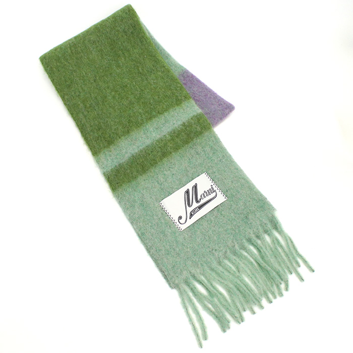 マルニ MARNI レディース マフラー ブランドSCMC0122Y0 UAW037 STV40グリーン系 warm-01 - 画像 (3)