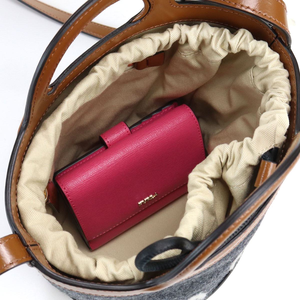 マルニ MARNI 斜め掛け ショルダーバッグ ブランドSCMP0056Q4 P4915 ZO253グレー系 bag-01 - 画像 (11)