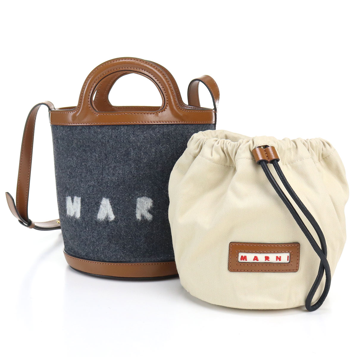マルニ MARNI 斜め掛け ショルダーバッグ ブランドSCMP0056Q4 P4915 ZO253グレー系 bag-01 - 画像 (12)