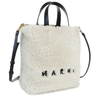 マルニ MARNI トートバッグ ブランド ショルダーSHMP0018L1 LM071 ZO188ホワイト系 bag-01