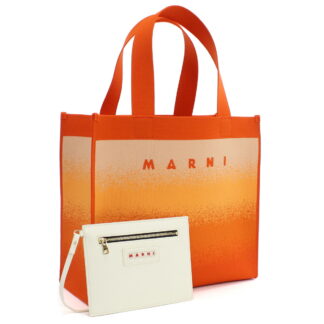 マルニ MARNI トートバッグ ブランドSHMP0076A5 P5506 ZO536オレンジ系 bag-01