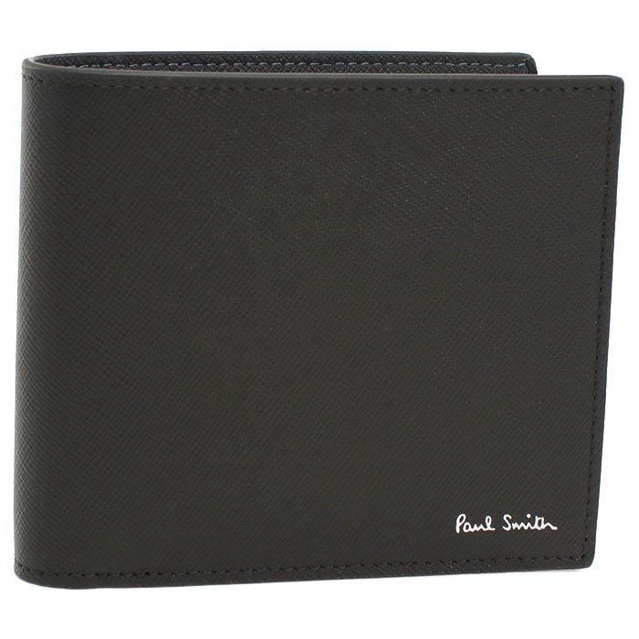 Paul Smith ポールスミス 二つ折り財布小銭入れ付き M1A4833 TGLECO 79 メンズ ブラック - 画像 (5)