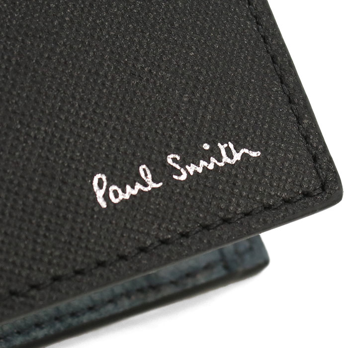Paul Smith ポールスミス 二つ折り財布小銭入れ付き M1A4833 TGLECO 79 メンズ ブラック - 画像 (6)