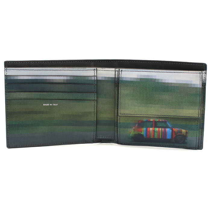 Paul Smith ポールスミス 二つ折り財布小銭入れ付き M1A4833 TGLECO 79 メンズ ブラック