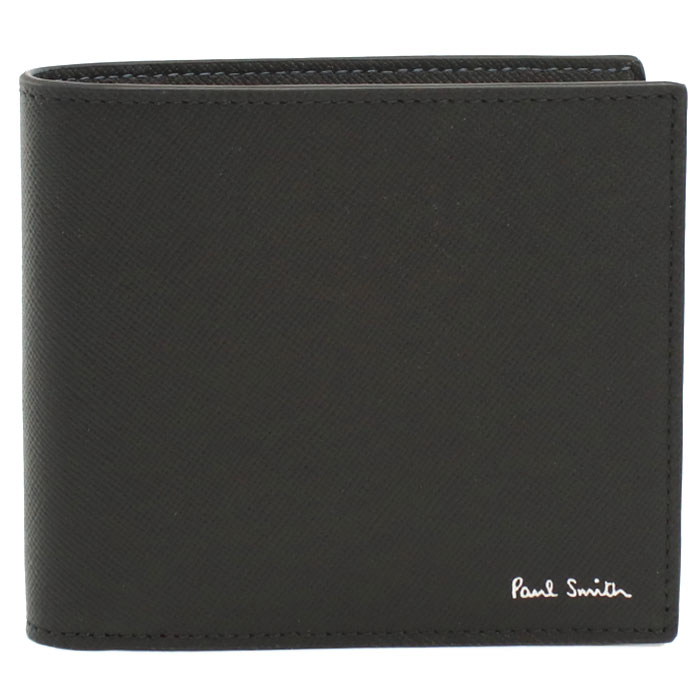 Paul Smith ポールスミス 二つ折り財布小銭入れ付き M1A4833 TGLECO 79 メンズ ブラック - 画像 (9)