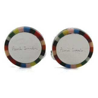 ポールスミス Paul Smith  カフス　メンズM1ACUFF　MEDGEL　92シルバー系 マルチカラー　gsm-3