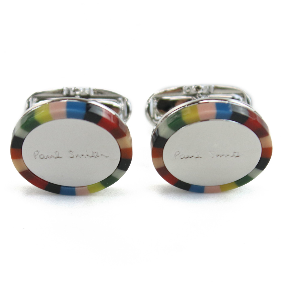 ポールスミス Paul Smith カフス メンズM1ACUFF MEDGEL 92シルバー系 マルチカラー gsm-3 - 画像 (2)