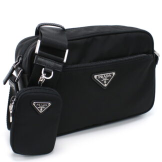 プラダ PRADA  斜め掛けショルダー ブランド バッグ レディース1BC167　RV44 V B1M　F0002NERO ブラック bag-01