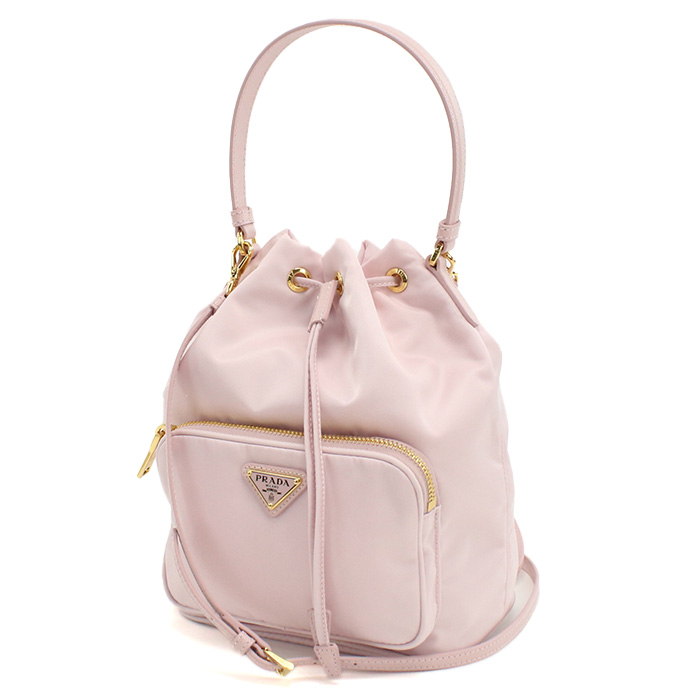 PRADA プラダ デュエット Re-Nylon バケットバッグ 1BH038 RV44 V UOO F0E18 レディース ピンク - 画像 (3)