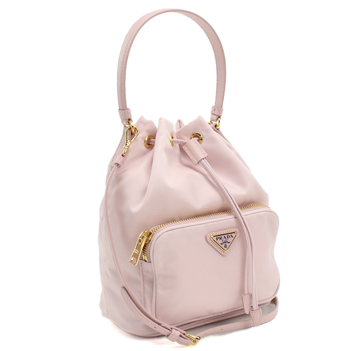 PRADA プラダ デュエット Re-Nylon バケットバッグ 1BH038 RV44 V UOO F0E18 レディース ピンク - 画像 (4)