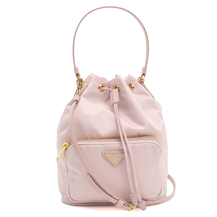 PRADA プラダ デュエット Re-Nylon バケットバッグ 1BH038 RV44 V UOO F0E18 レディース ピンク - 画像 (8)