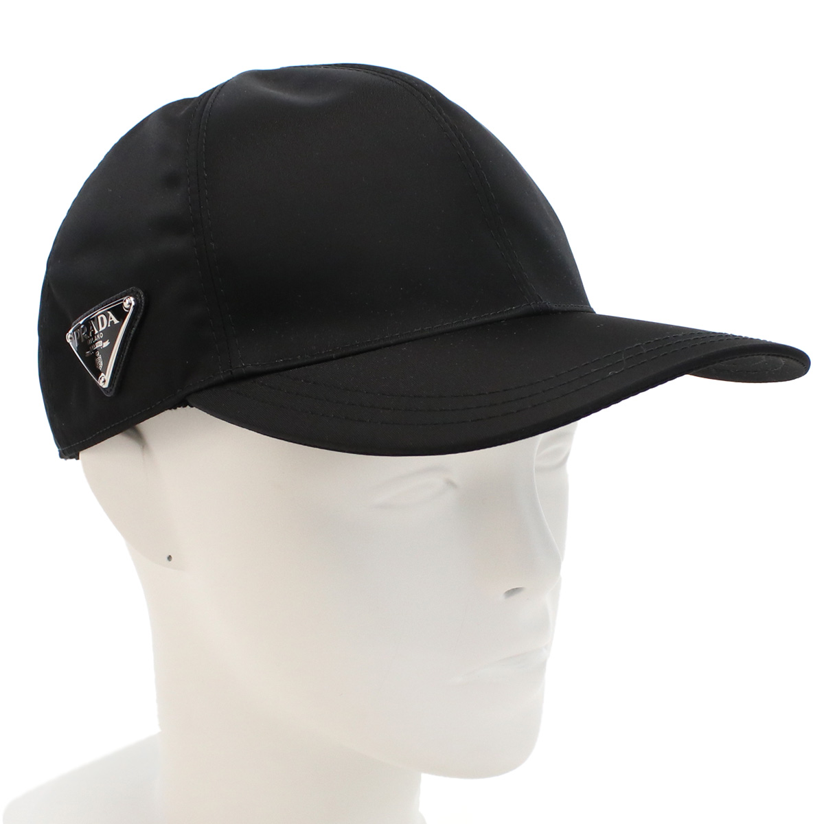 プラダ PRADA ユニセックス-帽子類 ブランドキャップ ブランドロゴ1HC274 2DMI F0002ブラック cap-01 - 画像 (2)
