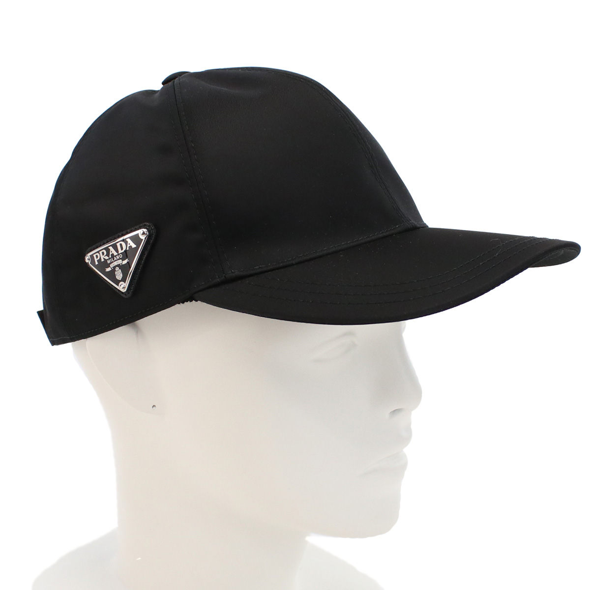 プラダ PRADA ユニセックス-帽子類 ブランドキャップ ブランドロゴ1HC274 2DMI F0002ブラック cap-01 - 画像 (3)