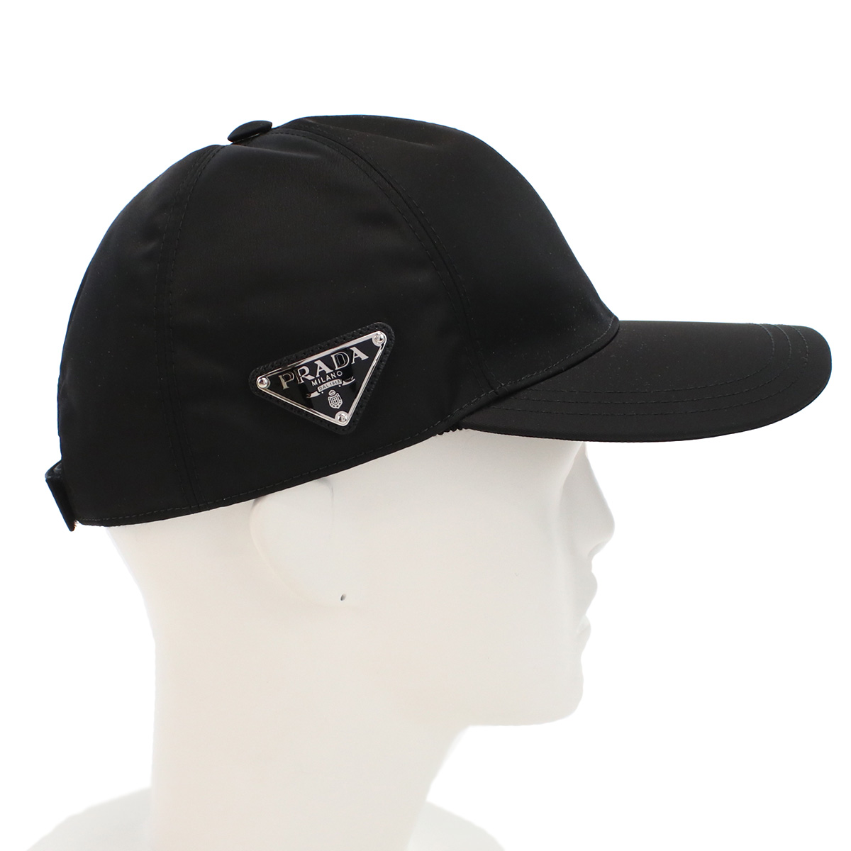 プラダ PRADA ユニセックス-帽子類 ブランドキャップ ブランドロゴ1HC274 2DMI F0002ブラック cap-01 - 画像 (4)