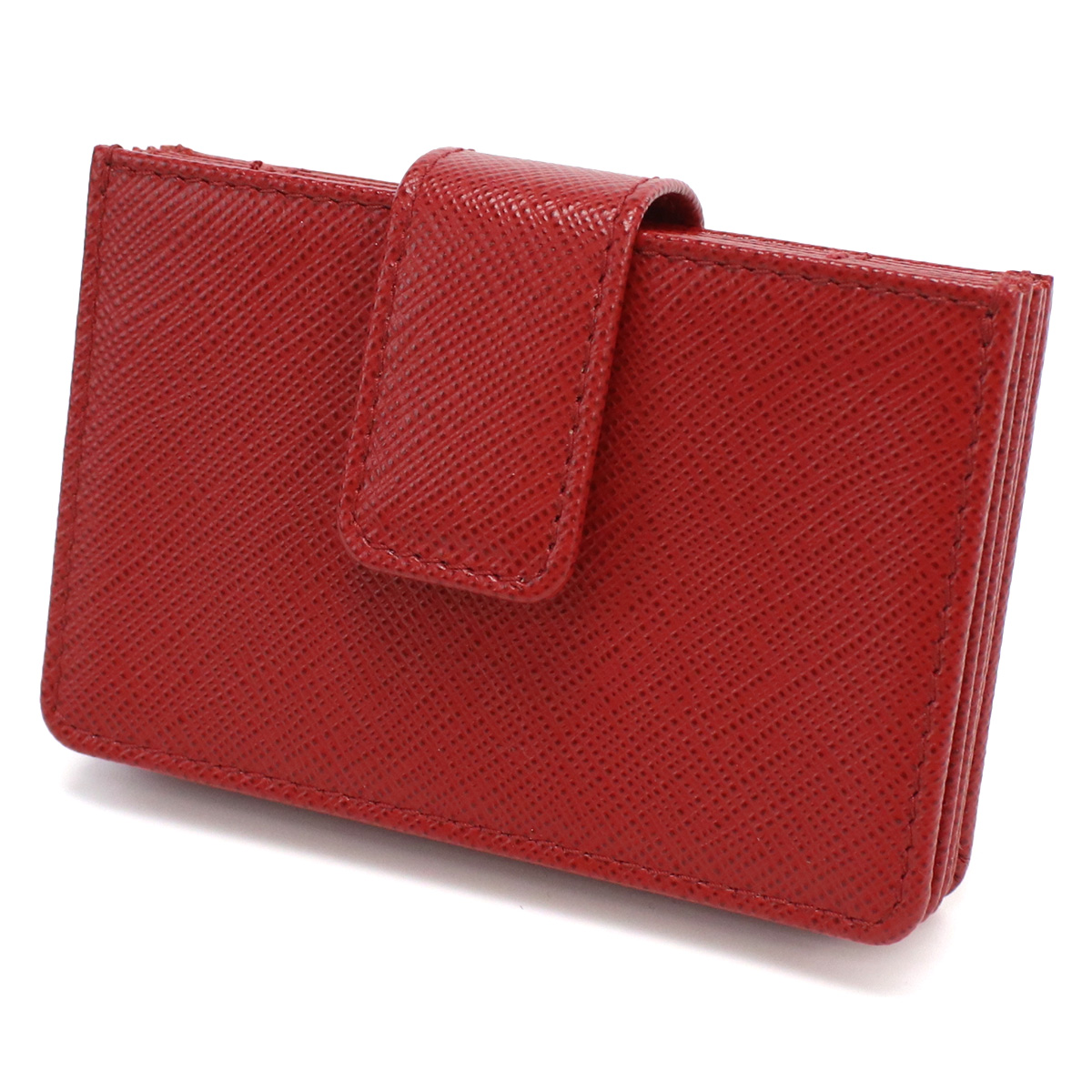 プラダ PRADA カードケース ブランド コインケース マルチケース アコーディオン1MC211 QWA F068ZFUOCO レッド系 gsw-3 - 画像 (4)