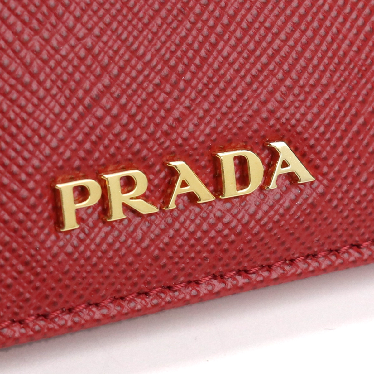 プラダ PRADA カードケース ブランド コインケース マルチケース アコーディオン1MC211 QWA F068ZFUOCO レッド系 gsw-3 - 画像 (8)