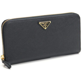 PRADA プラダ サフィアーノ ラウンドファスナー 長財布 1ML506 QHH F0002 NERO ブラック レディース