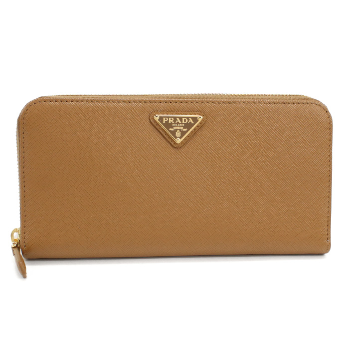 PRADA プラダ 長財布ラウンドファスナー 1ML506 QHH F03BH レディース ブラウン - 画像 (2)