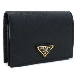 プラダ PRADA  二折財布小銭入付き ブランド 1MV021　QHH　F0002NERO ブラック wallet-01 mini-01