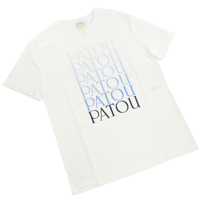 PATOU パトゥ 半袖 ロゴ Tシャツ JE1129999 001W ユニセックス ホワイト - 画像 (3)