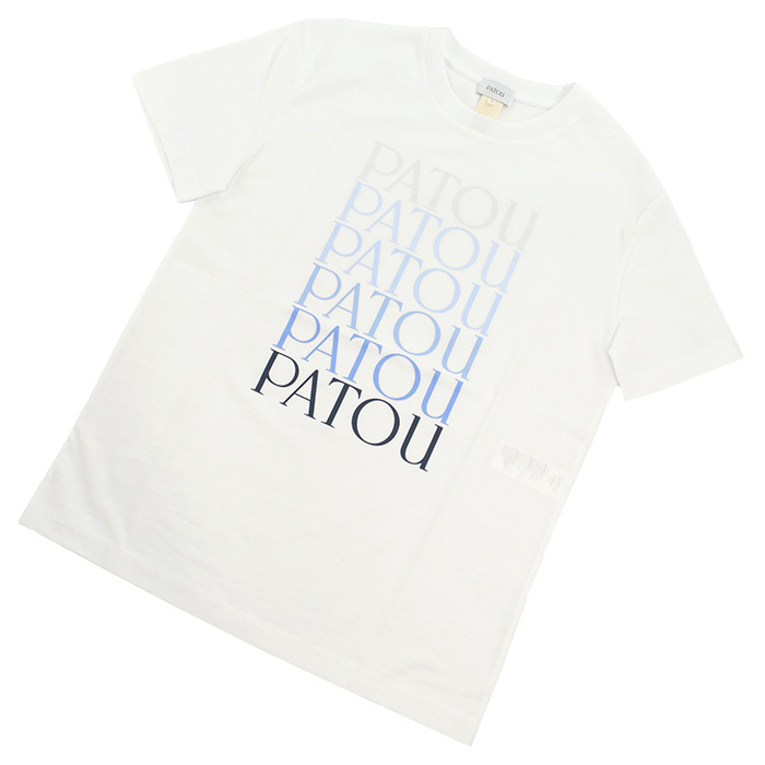 PATOU パトゥ 半袖 ロゴ Tシャツ JE1129999 001W ユニセックス ホワイト - 画像 (5)