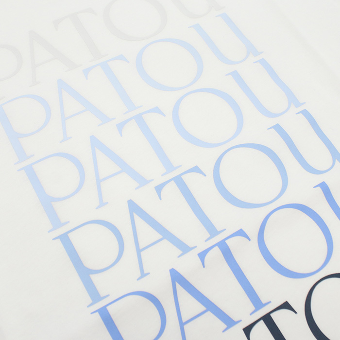 PATOU パトゥ 半袖 ロゴ Tシャツ JE1129999 001W ユニセックス ホワイト - 画像 (7)