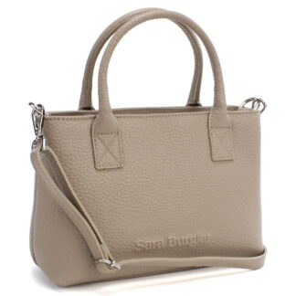 サラバーグラー Sara Burglar  トートバッグ フォーマルバッグ ブランド　076　TAUPE グレー系 bag-01