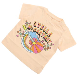 ステラマッカートニー STELLA MCCARTNEY ベビー Tシャツ ブランド TS8001 Z0434 504オレンジ系 kb-01