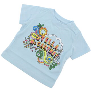 ステラマッカートニー STELLA MCCARTNEY ベビー Tシャツ ブランドTS8011 Z0434 601ブルー系 kb-01