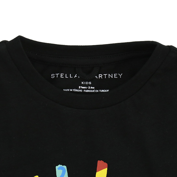 ステラマッカートニー STELLA MCCARTNEY ベビー-T-シャツTU8B51 Z0434 930ブラック kb-01 - 画像 (4)