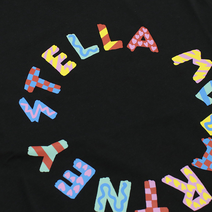 ステラマッカートニー STELLA MCCARTNEY ベビー-T-シャツTU8B51 Z0434 930ブラック kb-01 - 画像 (5)