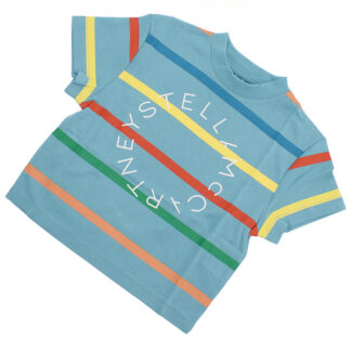 ステラマッカートニー STELLA MCCARTNEY ベビー-T-シャツTU8P81 Z1742 655MCブルー系 マルチカラー kb-01