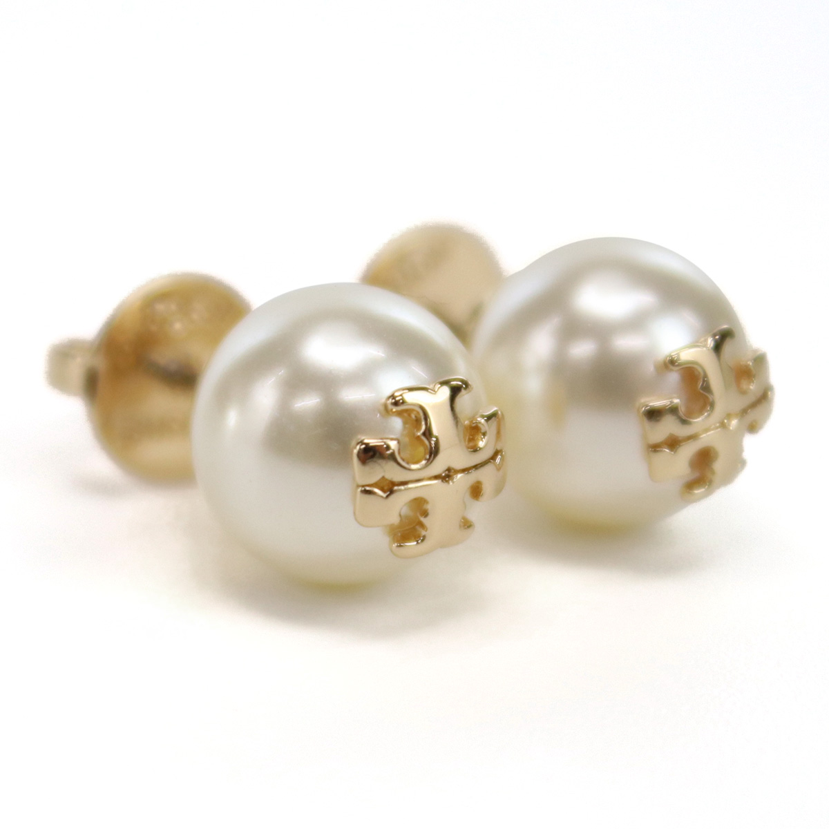 トリーバーチ TORY BURCH KIRA PEARL STUD EARRING ピアス ブランド アクセサリー11165514 110IVORY-TORY GOLD アイボリー系 ゴールド系 accessory-01 - 画像 (5)