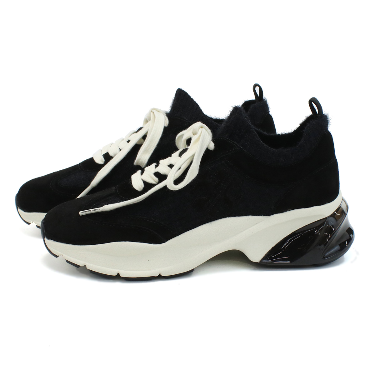 トリーバーチ TORY BURCH GOOD LUCK MOHAIR TRAINER スニーカー レディース ブランド148597 006PERFECT BLACK ブラック shoes-01 - 画像 (2)