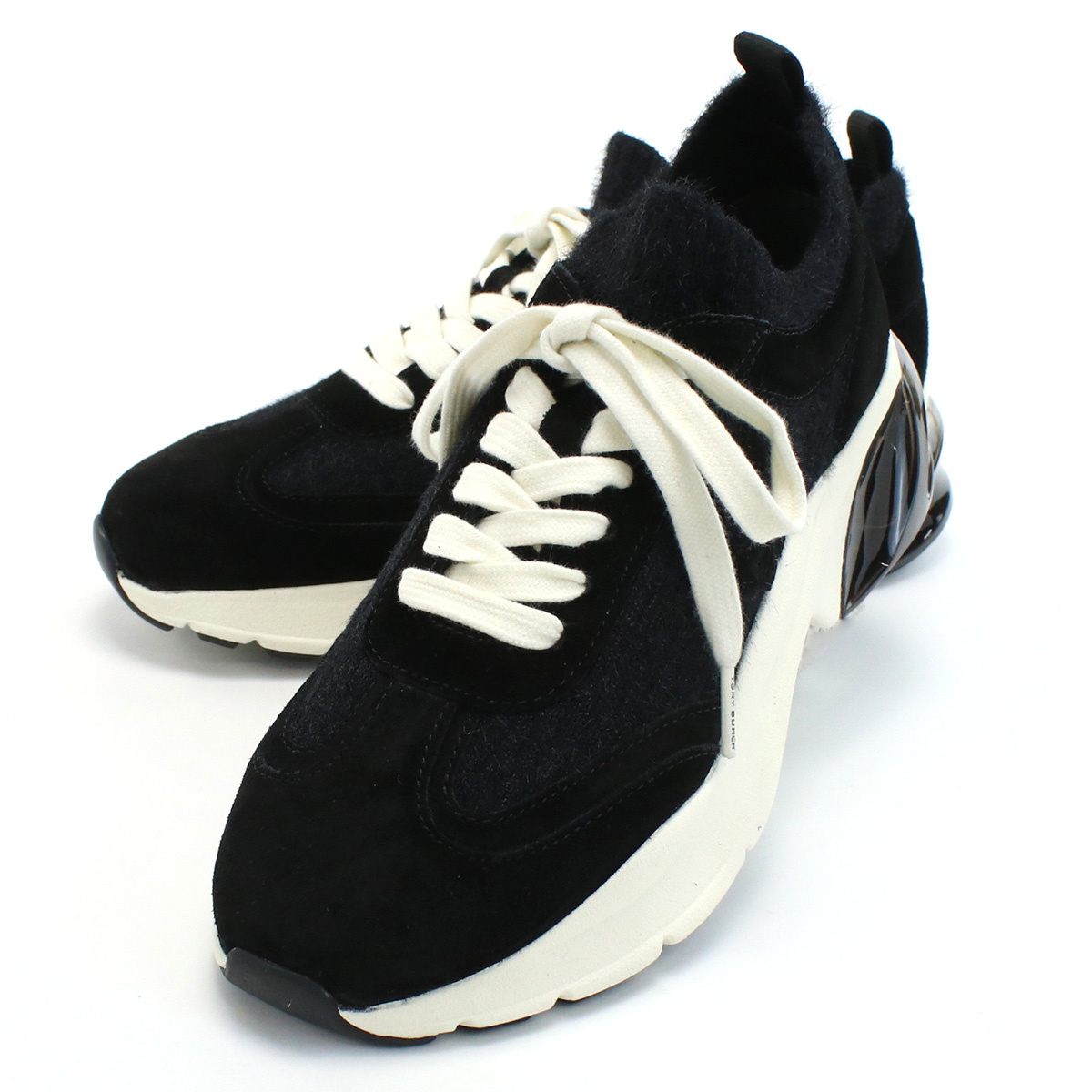 トリーバーチ TORY BURCH GOOD LUCK MOHAIR TRAINER スニーカー レディース ブランド148597 006PERFECT BLACK ブラック shoes-01 - 画像 (4)