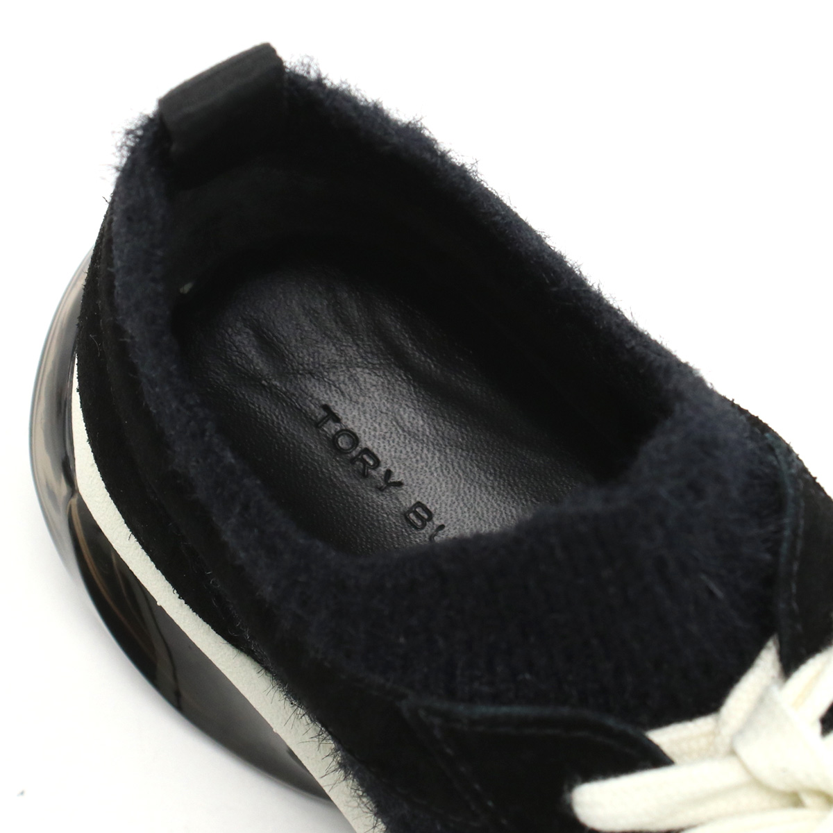 トリーバーチ TORY BURCH GOOD LUCK MOHAIR TRAINER スニーカー レディース ブランド148597 006PERFECT BLACK ブラック shoes-01 - 画像 (6)