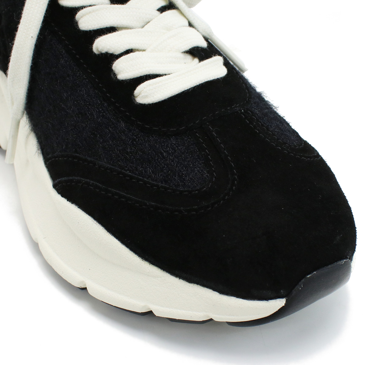 トリーバーチ TORY BURCH GOOD LUCK MOHAIR TRAINER スニーカー レディース ブランド148597 006PERFECT BLACK ブラック shoes-01 - 画像 (9)