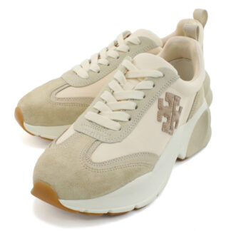 トリーバーチ TORY BURCH GOOD LUCK MOHAIR TRAINER レディーススニーカー148597　100CALCARE ベージュ系　shoes-01