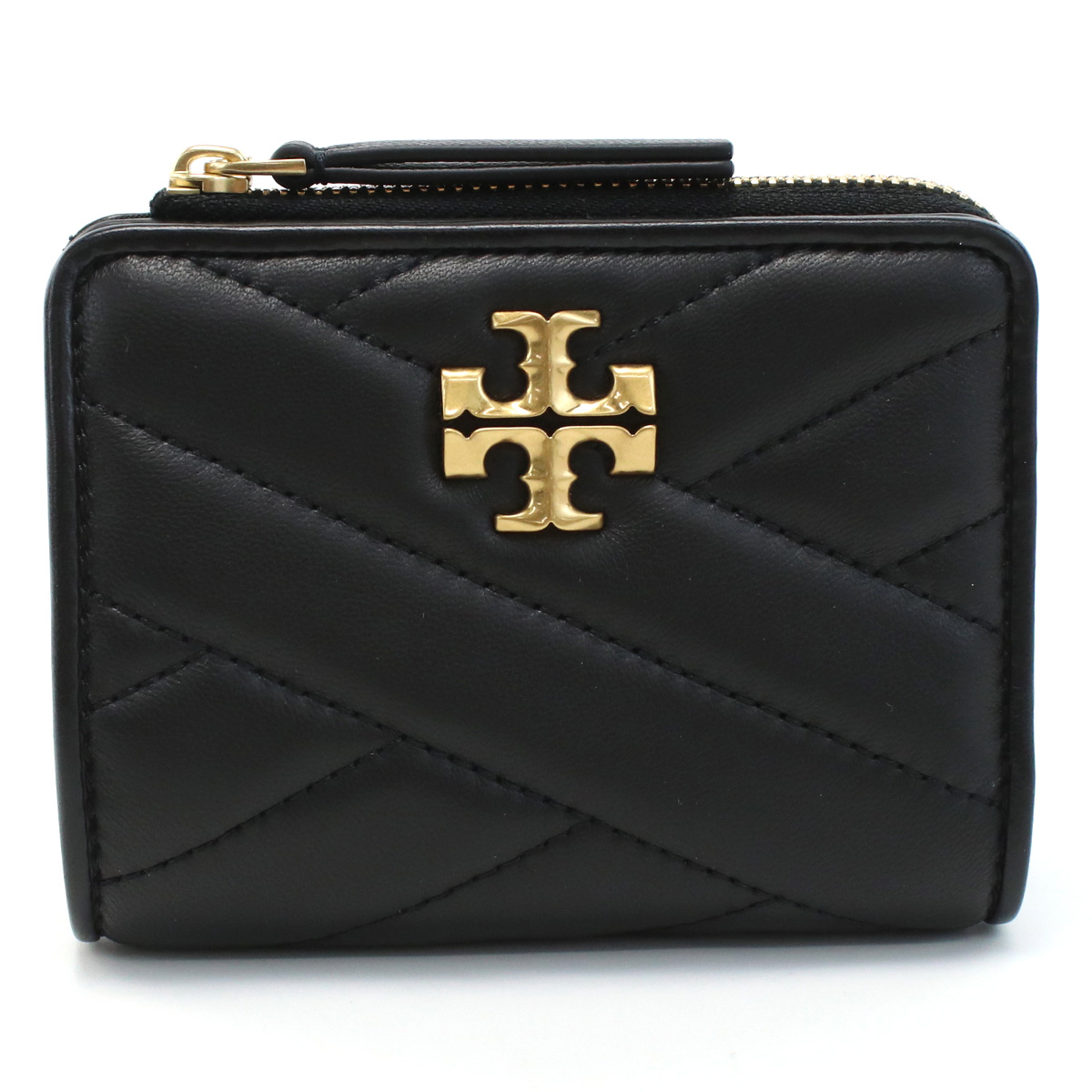 トリーバーチ TORY BURCH KIRA 二折財布小銭入付き ブランド 153121 001BLACK wallet-01 mini-01 - 画像 (2)