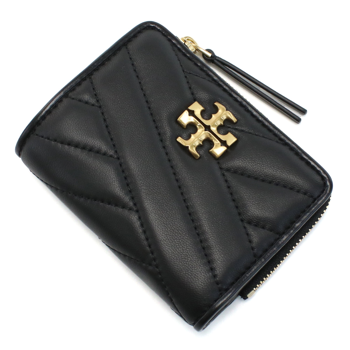 トリーバーチ TORY BURCH KIRA 二折財布小銭入付き ブランド 153121 001BLACK wallet-01 mini-01 - 画像 (6)