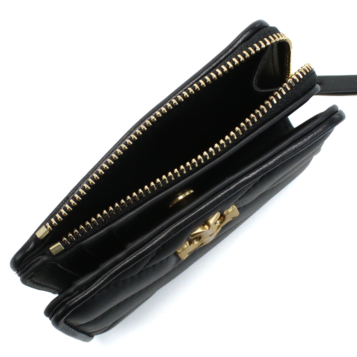 トリーバーチ TORY BURCH KIRA 二折財布小銭入付き ブランド 153121 001BLACK wallet-01 mini-01 - 画像 (10)