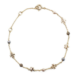 トリーバーチ TORY BURCH DELICATE KIRA ブレスレット ブランド 153671　760BROWN ゴールド系 accessory-01