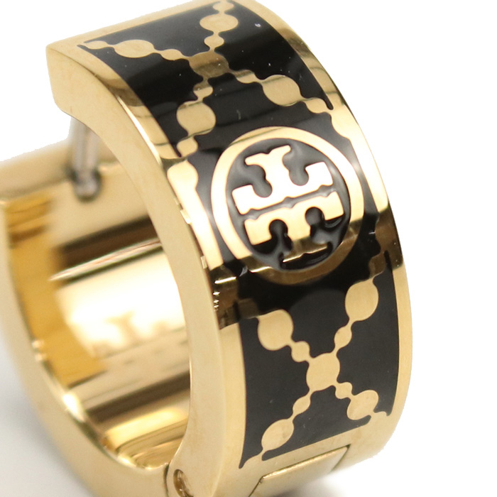 トリーバーチ TORY BURCH MILLER T MONOGRAM ピアス ブランド157223 720TORY GOLD ゴールド系 ブラック accessory-01 - 画像 (4)