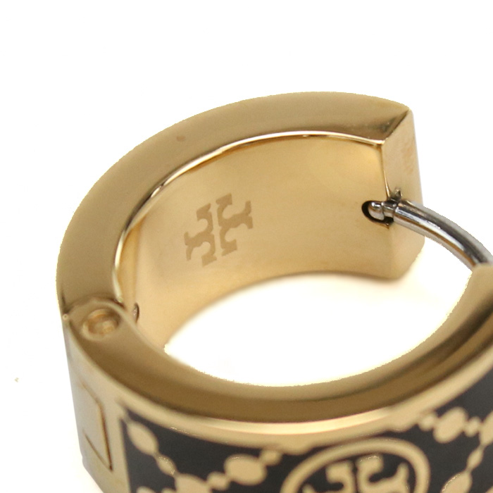 トリーバーチ TORY BURCH MILLER T MONOGRAM ピアス ブランド157223 720TORY GOLD ゴールド系 ブラック accessory-01 - 画像 (5)