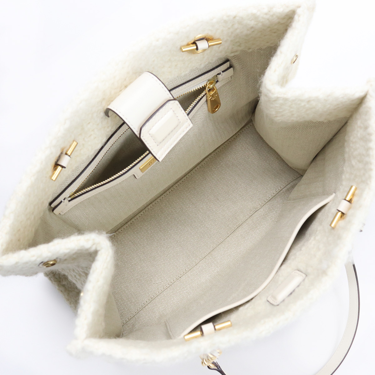 トリーバーチ TORY BURCH ELLA トートバッグ ブランド バッグ86471 122NEW CREAM ホワイト系 bag-01 - 画像 (8)