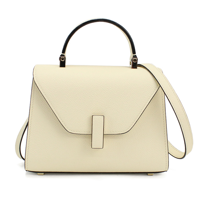 ヴァレクストラ VALEXTRA マイクロ イジィデ MICRO ISIDE ハンドバッグ 2WAY ショルダー V5E23 028 000W ホワイト系 - 画像 (4)